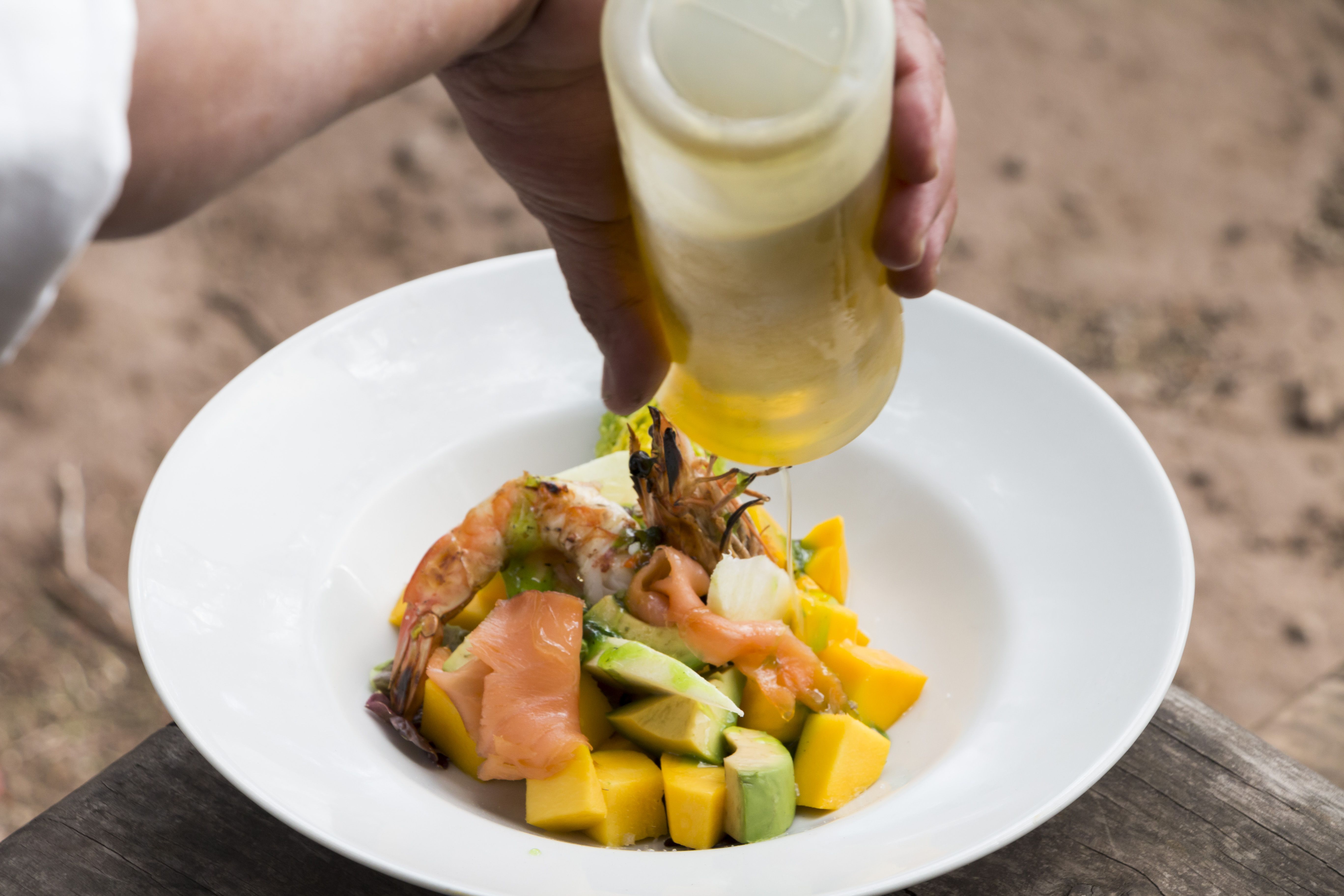 Elaboración con aguacate