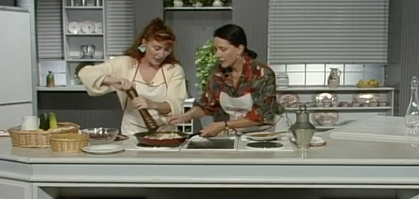 Verónica, Elena y la cocina frívola