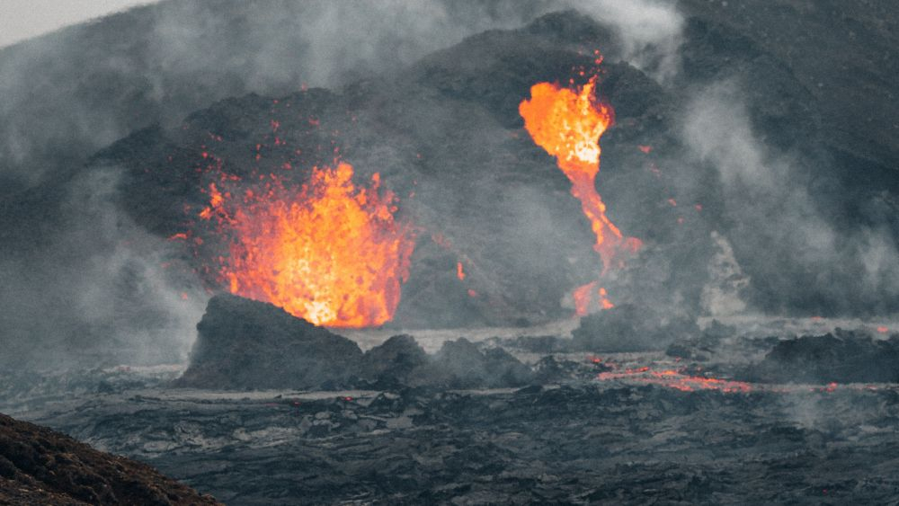 Erupción del volcán de La Palma. Foto: Pexels