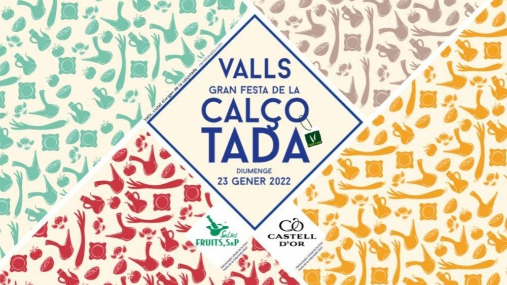 Cartel Gran Festa de la Calçotada de Valls / Cambra de Comerç de Valls