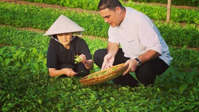 El chef Conrado Tromp en Vietnam / Foto: Instagram