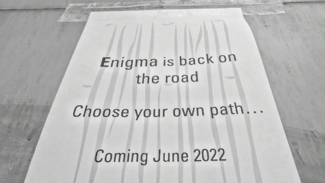 Anuncio de la reapertura de Enigma / Foto: Instagram Albert Adrià