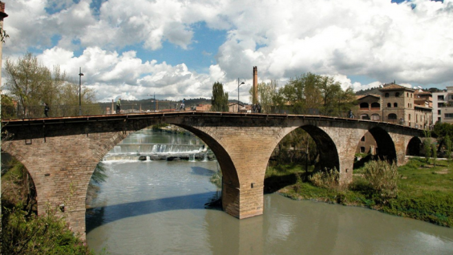 Puente de Sallent sobre el río Llobregat/ Foto: Bages Turisme