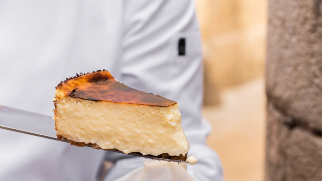 Pedazo de tarta de queso de Jon Cake / Foto: Alex Froloff