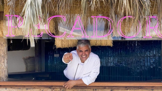 Nandu Jubany en Pecador, uno de sus restaurantes de Ibiza / Foto: Instagram