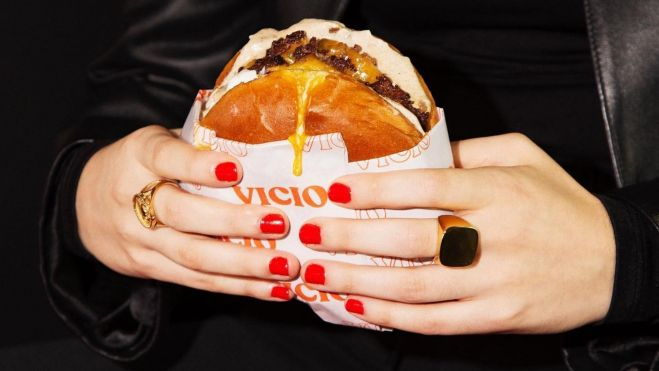 La hamburguesa trufada de Vicio / Foto: Vicio