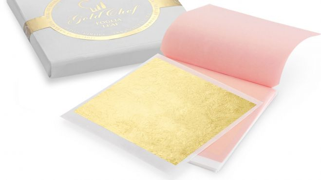 Un paquete de láminas de oro comestible de Gold Chef / Foto: Gold Chef