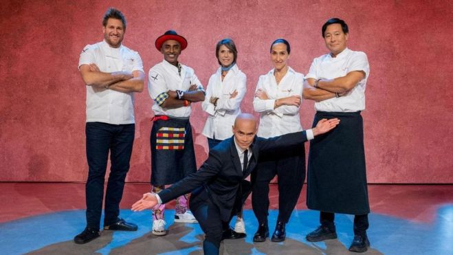 Los Iron Chef: Curtis Stone, Marcus Samuelson, Dominique Crenn, Gabriela Cámara y Ming Tsai / Foto: Instagram