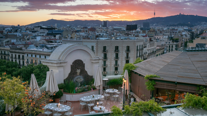 Rooftop Garden del hotel El Palace Barcelona / Foto cedida