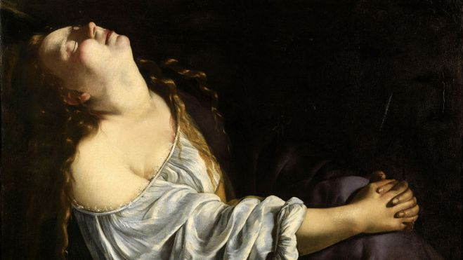 María Magdalena en éxtasis, de Artemisia Gentileschi / Imagen: Google Images
