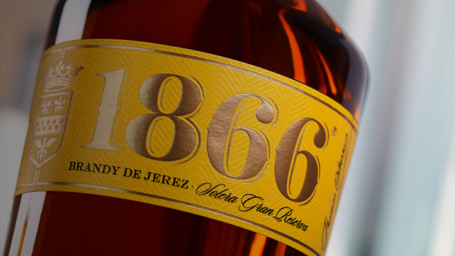 Botella de Brandy 1866 de Osborne / Foto: web