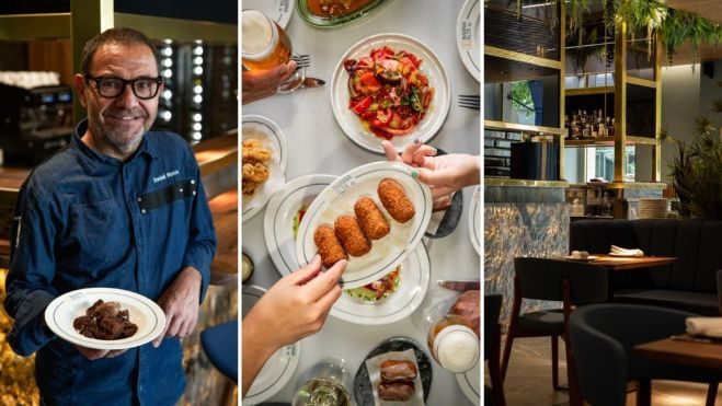 El chef Daniel Roca, platillos y diseño de interiores en el restaurante Barra alta, nueva apertura en Madrid