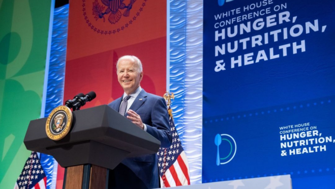 Joe Biden en la charla sobre hambre, nutrición y sanidad  / Foto: Instagram