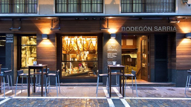 Exterior del restaurante Bodegón Sarría de Pamplona / Foto: web