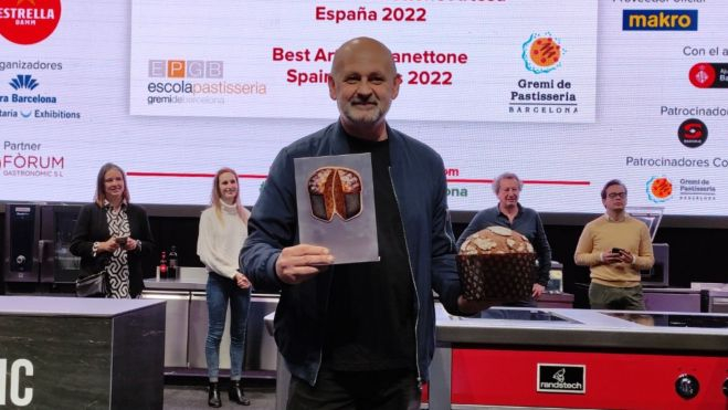 Eric Ortuño (L'atelier), ganador del Mejor Panettone de Chocolate de España 2022