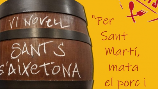 Cartel de la Semana del Vino Novel de la DO Sants / Foto: redes