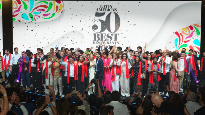 Foto de familia de los galardonados en los Latin America's 50 Best Restaurants / Foto: 50 Best