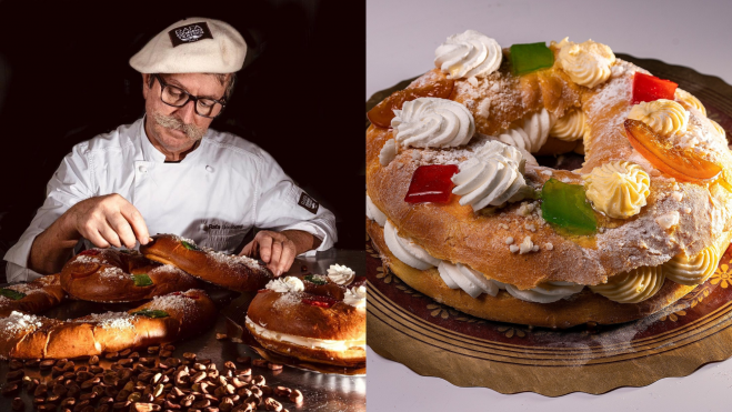 Rafa Gorrotxategui y sus roscones de Reyes / Foto: Facebook