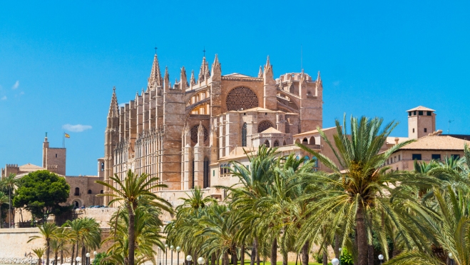 Vista de la catedral de Palma de Mallorca / Foto: Canva