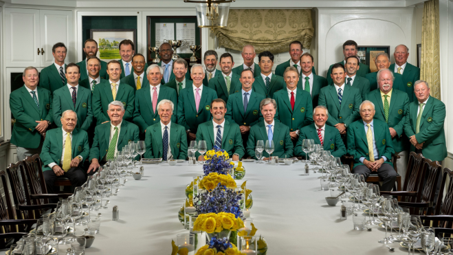 Los asistentes al Masters Club Dinner 2023 / Foto: Twitter The Masters
