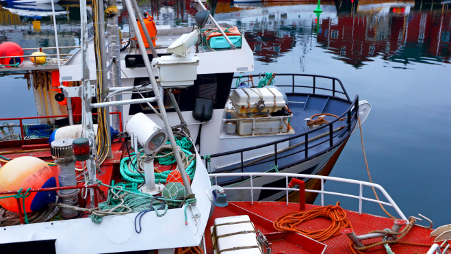 Barcos pesqueros en un puerto escandinavo / Foto: Canva