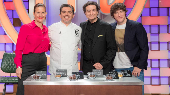 El jurado de MasterChef con el chef Roberto Ruiz / Foto: RTVE