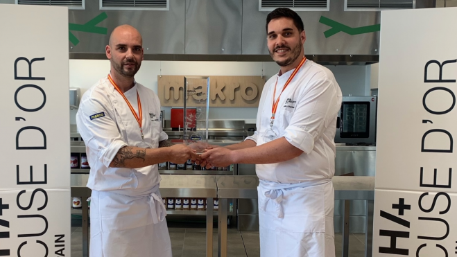 Carlos Julián Martínez y Adrián Cifuentes, ganadores del Bocuse d'Or en España / Foto cedida