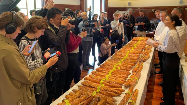 Concurso de la mejor baguette tradicional de París 2023 / Foto: Instagram Boulangers du Grand Paris