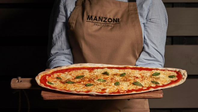 Las pizzas ovaladas de Manzoni / Foto: Instagram