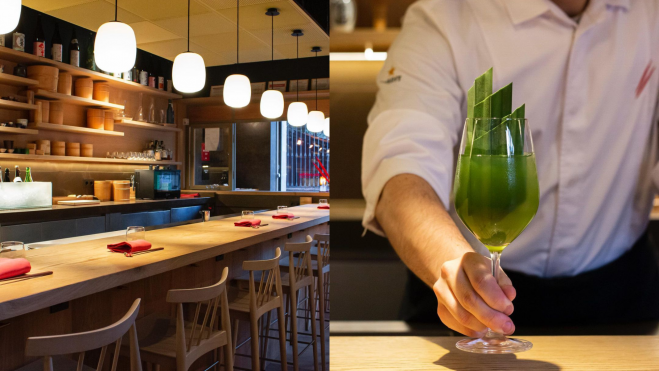 Barra y cóctel en el Sake Bar / Foto: Instagram