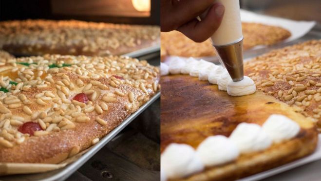 Las cocas de la pastelería Santacreu de Viladecans / Foto: Instagram