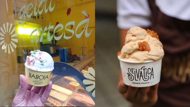 Los helados de coca de San Juan de Baboia y Selvática / Foto: Instagram y David Egui