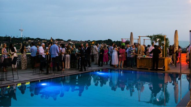 Rooftop 'The Clock' del Hotel Barcelona Catalonia Plaza / Foto cedida