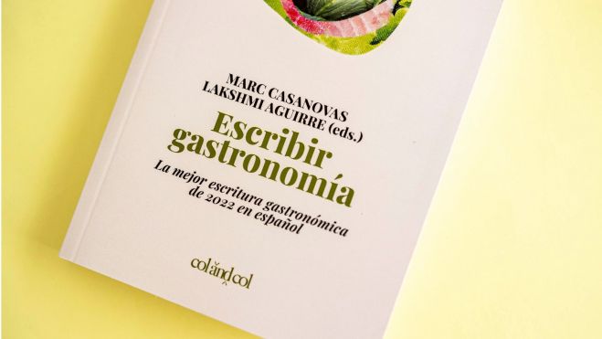Detalle de la portada del libro 'Escribir gastronomía 2022' / Foto cedida