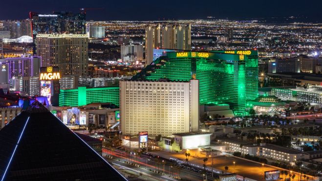 Vista de Las Vegas y del hotel MGM Brand / Foto: Canva