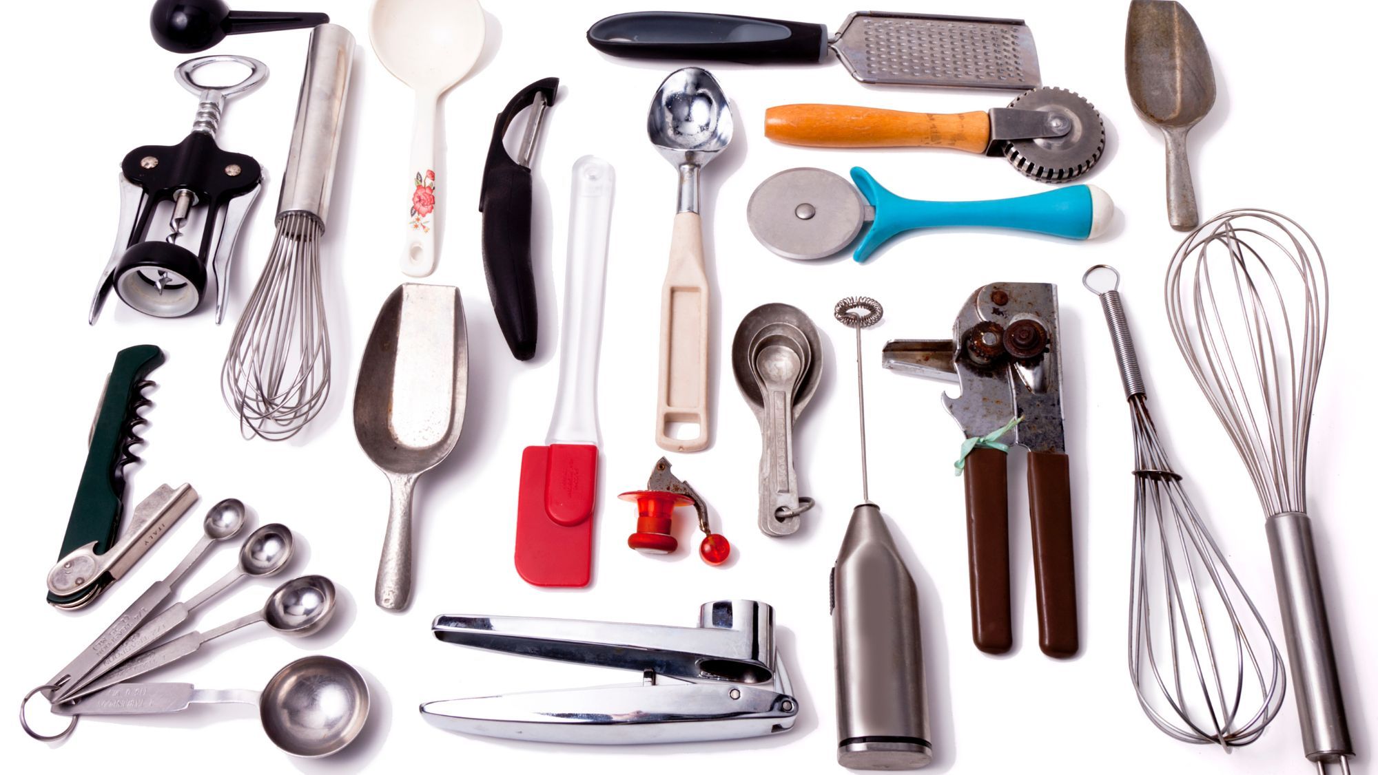 Establecer utensilios de cocina y objetos tradicionales