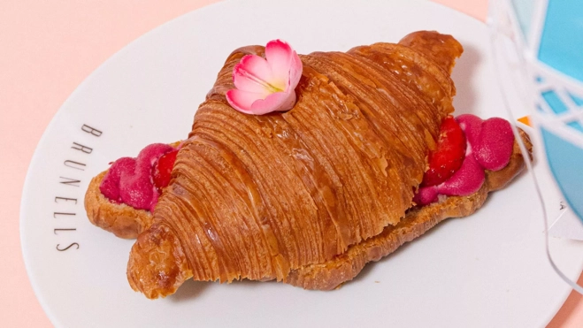 Croissant de hibiscus de Brunells / Foto cedida