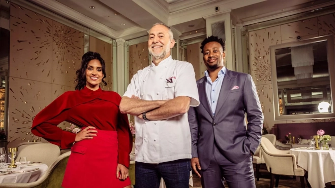 El jurado de 'Chef cinco estrellas' / Foto: Netflix