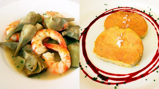 Platos del restaurante Azaya en Matalpino / Foto: web
