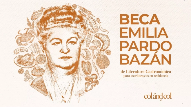 Cartel promocional de la III Beca Emilia Pardo Bazán / Foto: ColandCol y la Residencia Literaria 1863