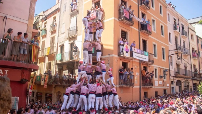 Jornada de 'castells' en Tarragona / Foto: Instagram Tarragona.cat