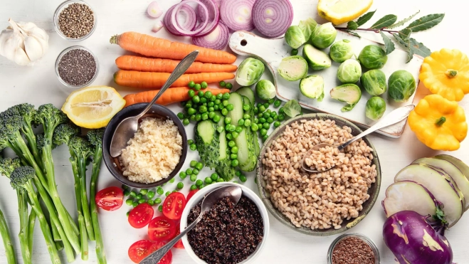 Ingredientes de una dieta vegana / Foto: Canva Ingredientes de una dieta vegana / Foto: Canva