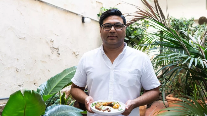 Anand Singh Negi, chef del restaurante Little Andaman / GALA ESPÍN