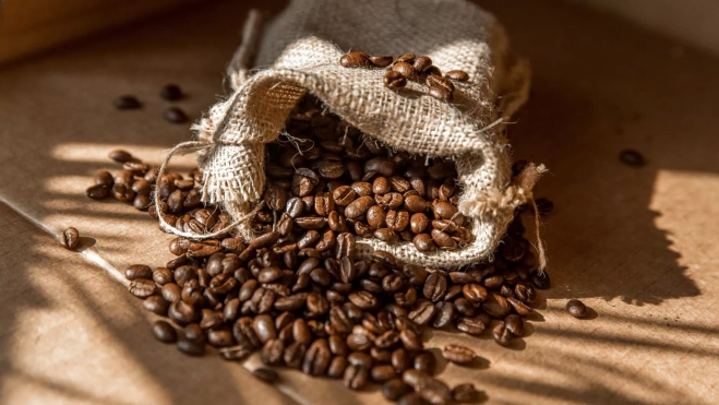 Saco con granos de café / Foto: Canva