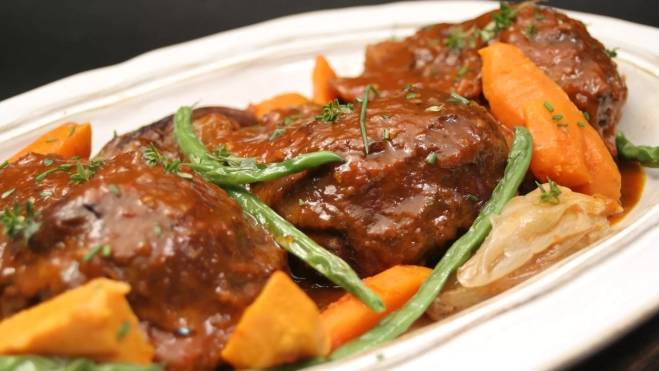 Carrilleras con calabaza / Foto: Antonio Ron Carrilleras con calabaza / Foto: Antonio Ron