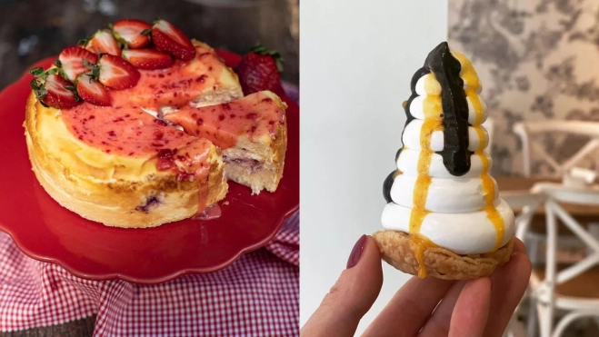 Tarta de queso y otras tentaciones dulces de Aliter Dulcia / Foto: Instagram