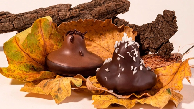 Panellets de chocolate de la Bombonería Pons / Foto cedida