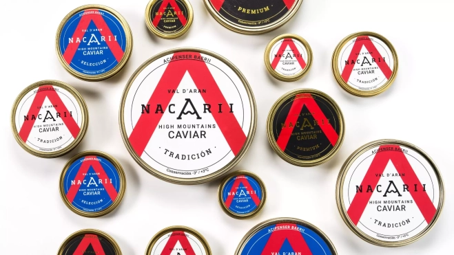 Latas de caviar Nacarii / Foto cedida