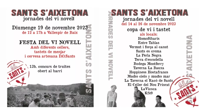 Semana del vino novel en Sants / Foto: D.O.Sants