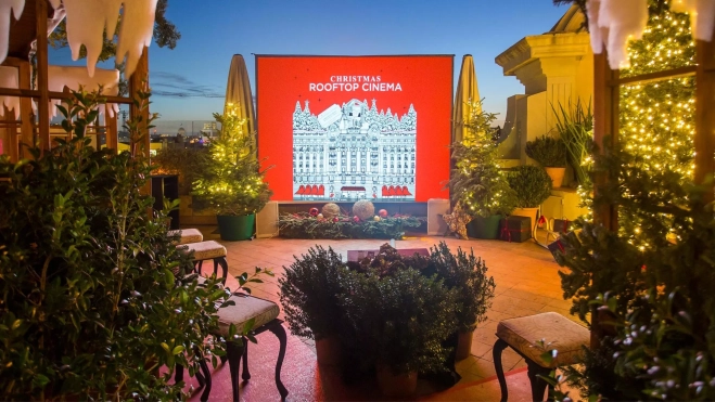 Cine en la terraza de El Palace / Foto cedida